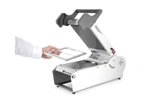 Zgrzewarka do tacek Supreme, 230V/700W, 247x637x258mm Hendi 976722
