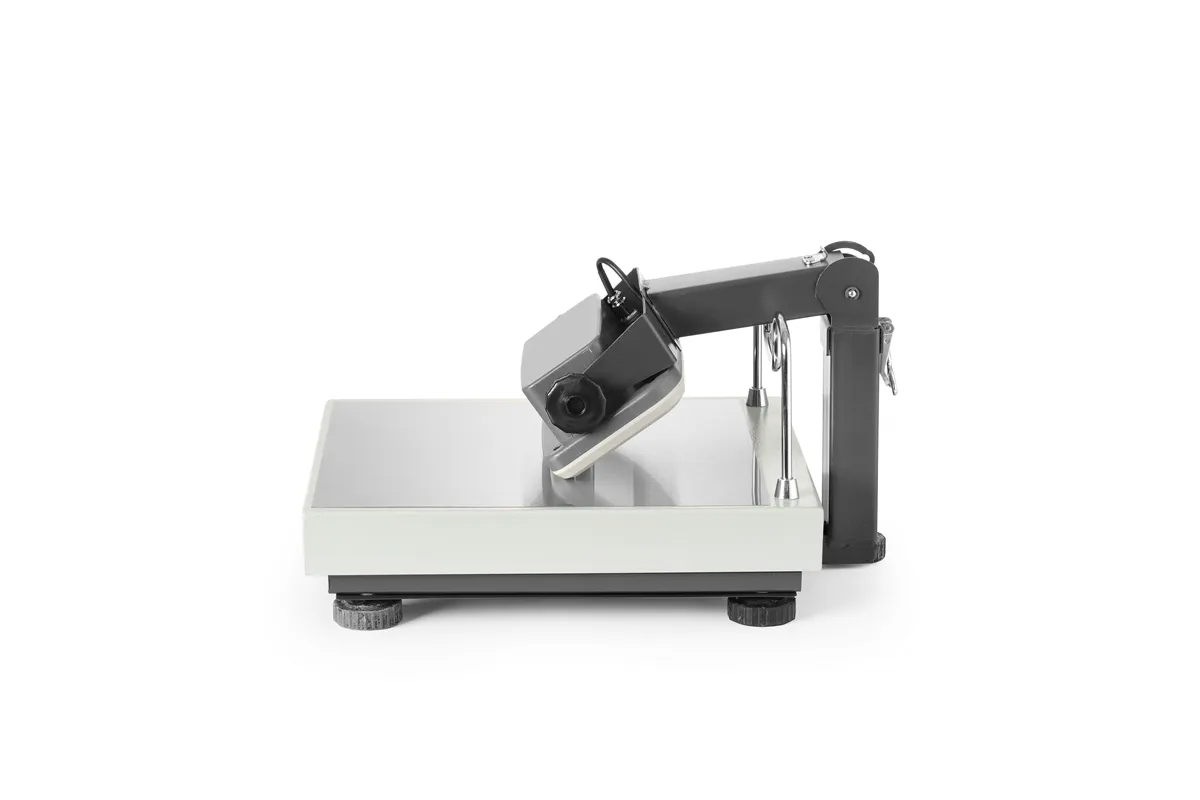 Waga platformowa LCD ze składanym wysięgnikiem i z legalizacją, seria EKO+, 60 kg, 350x400x522mm Tem BEK+C035X040060-KB