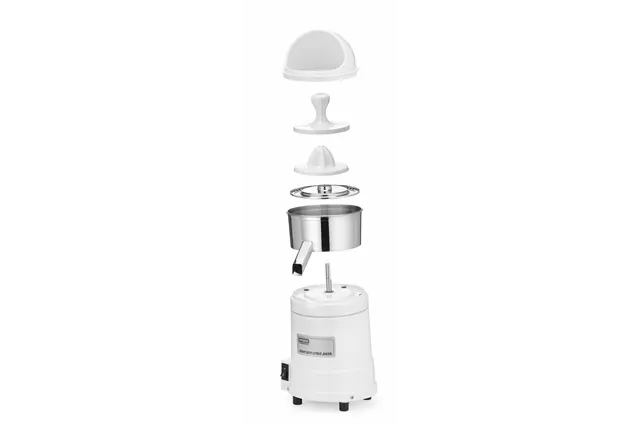 Wyciskarka elektryczna do cytrusów, z osłoną, biały, 230V/375W, 254x254x495mm Waring JX40CE