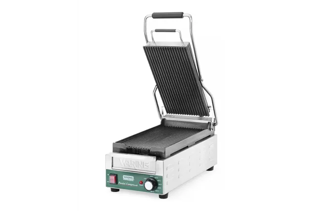 Grill kontaktowy Panini Compresso Slimline, 220-240V/1800W, 317x596x260mm Waring WPG200E