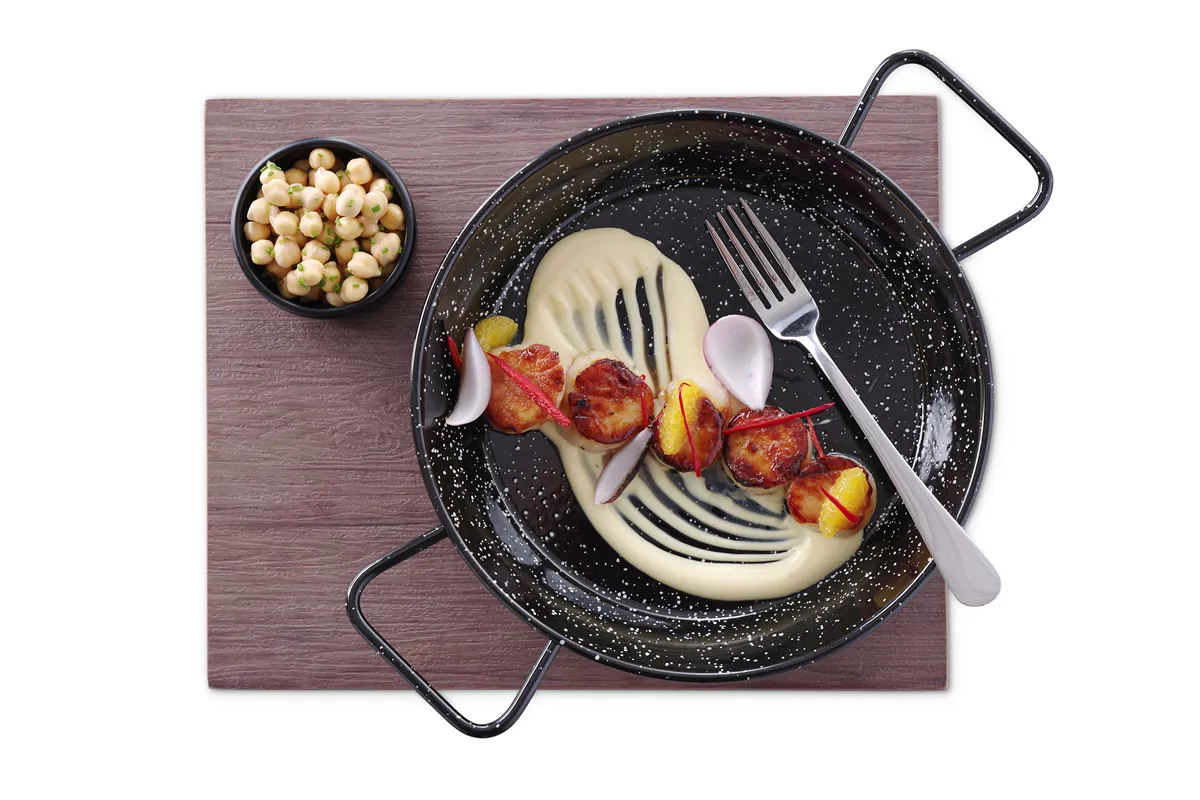 Patelnia emaliowana, ⌀240x40mm Hendi 622742