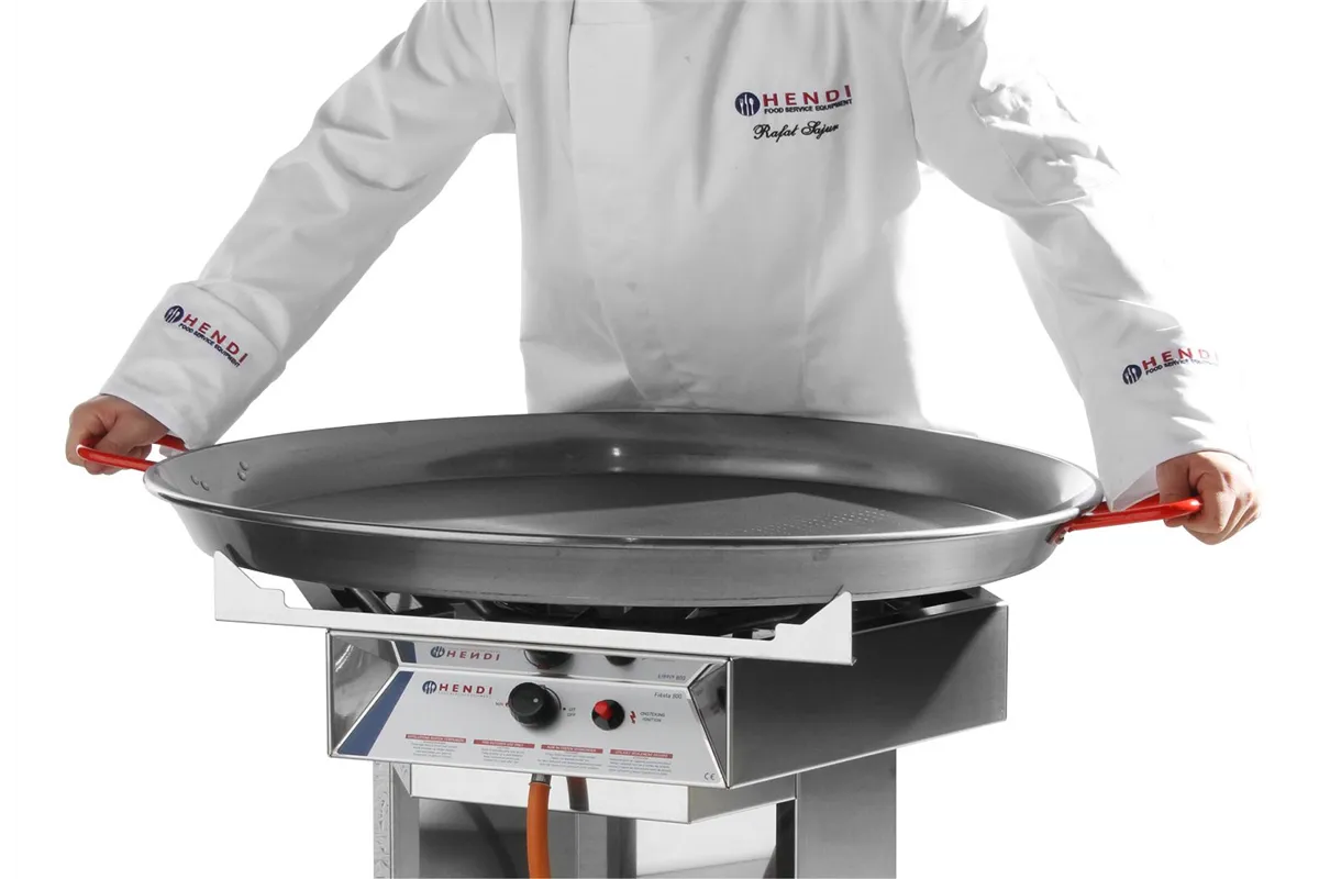 Patelnia do paelli, Odpowiednie do grilli Fiesta 146002, ⌀600x40mm Hendi 622407