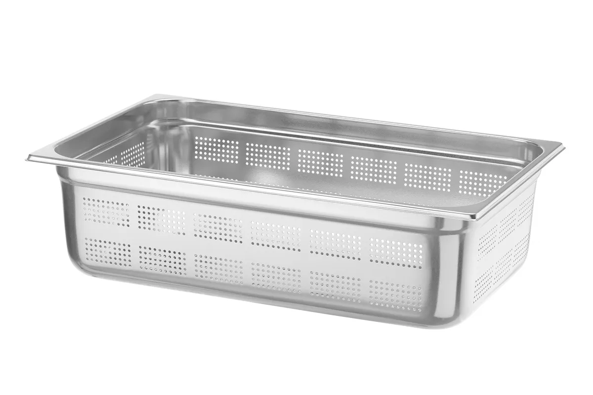 Pojemnik GN 1/1 – perforowany, Profi Line, GN 1/1, 21L, jasnoszary, (H)150mm Hendi 802212
