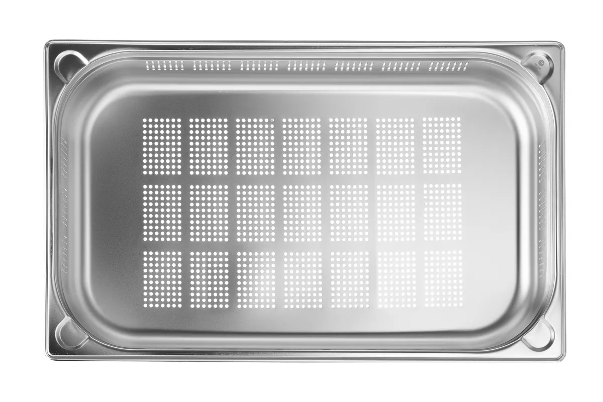 Pojemnik GN 1/1 – perforowany, Kitchen Line, GN 1/1, 14L, (H)100mm Hendi 807132
