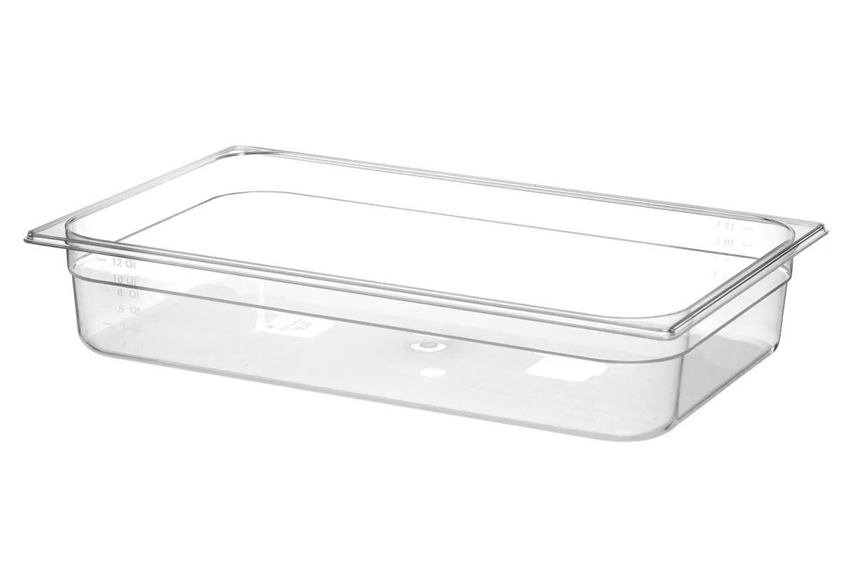 Pojemnik GN 1/1 z poliwęglanu, Profi Line, GN 1/1, 14L, transparentny, 530x325x100mm Hendi 861226