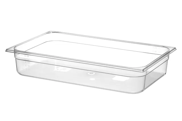 Pojemnik GN 1/1 z poliwęglanu, Profi Line, GN 1/1, 14L, transparentny, 530x325x100mm Hendi 861226