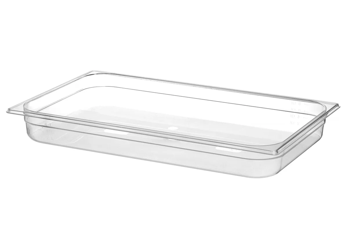 Pojemnik GN 1/1 z poliwęglanu, Profi Line, GN 1/1, 9L, transparentny, 530x325x65mm Hendi 861233