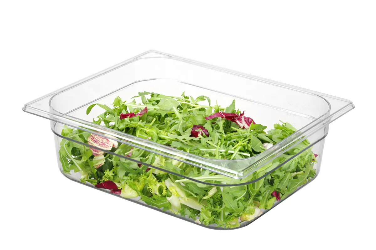 Pojemnik GN 1/2 z poliwęglanu, Profi Line, GN 1/2, 6,5L, transparentny, 325x265x100mm Hendi 861424