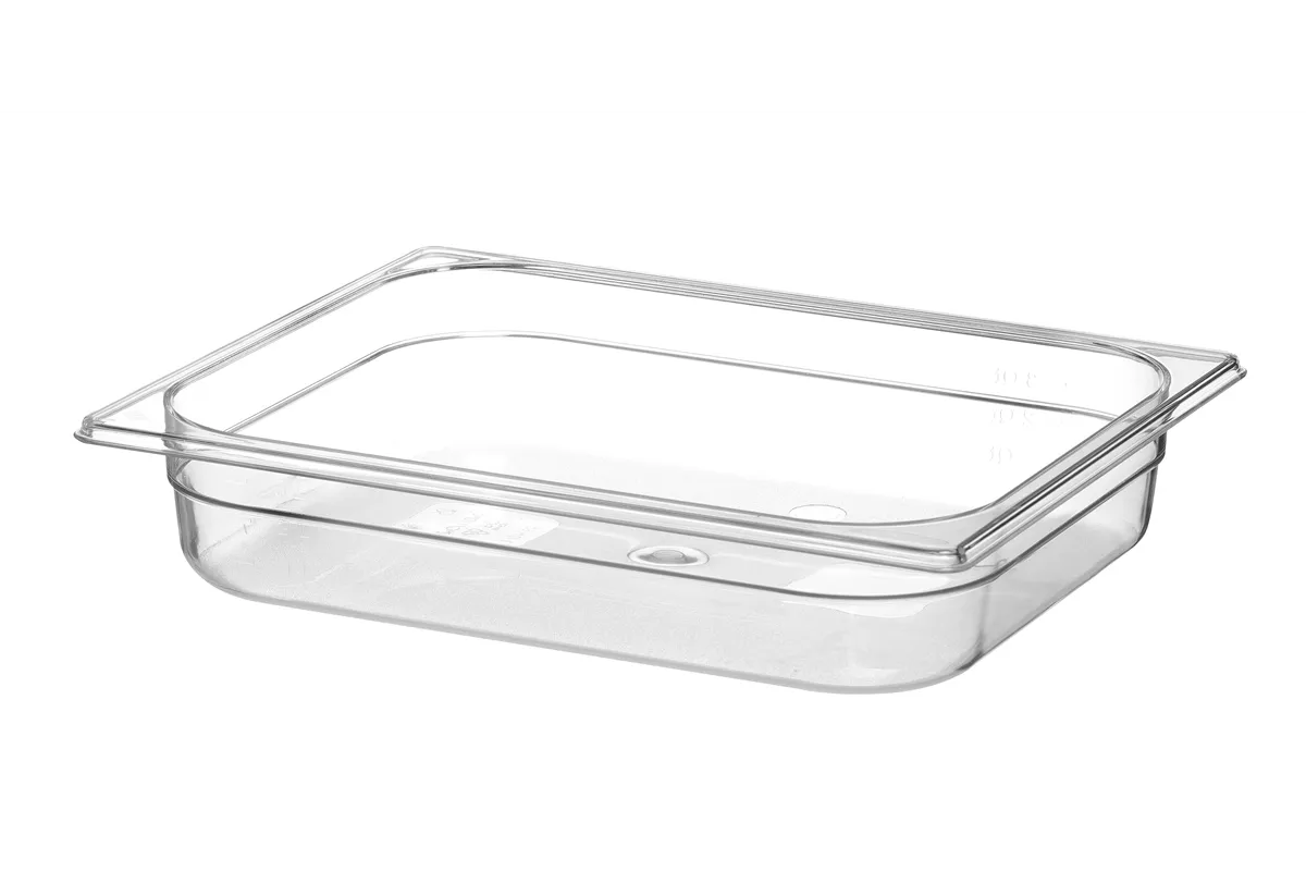 Pojemnik GN 1/2 z poliwęglanu, Profi Line, GN 1/2, 4L, transparentny, 325x265x65mm Hendi 861431