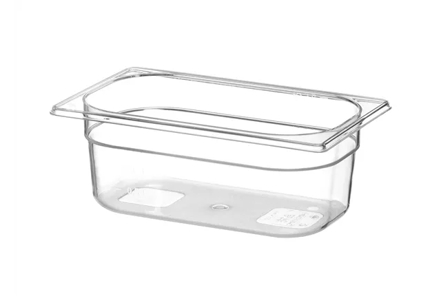 Pojemnik GN 1/4 z poliwęglanu, Profi Line, GN 1/4, 2,8L, transparentny, 265x162x100mm Hendi 861622