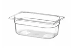 Pojemnik GN 1/4 z poliwęglanu, Profi Line, GN 1/4, 2,8L, transparentny, 265x162x100mm Hendi 861622