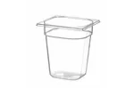 Pojemnik GN 1/6 z poliwęglanu, Profi Line, GN 1/6, 3,4L, transparentny, 176x162x200mm Hendi 861707