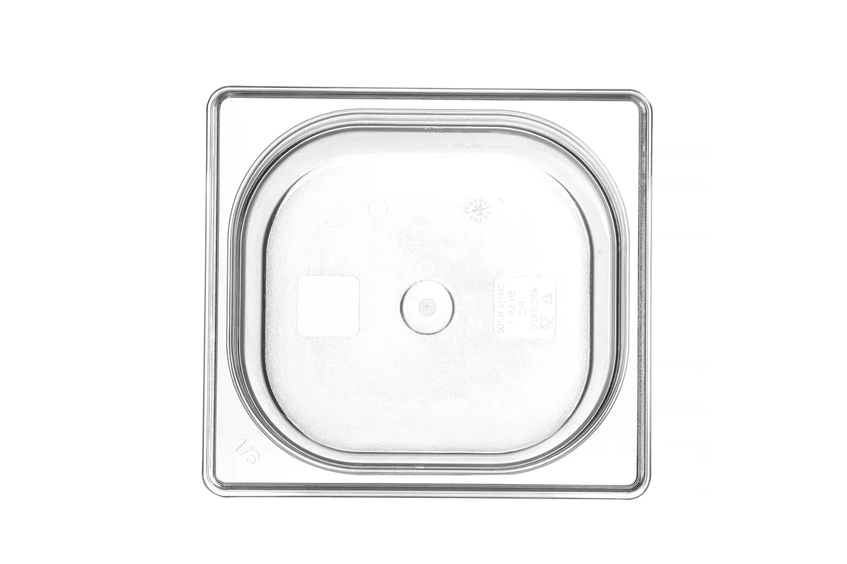 Pojemnik GN 1/6 z poliwęglanu, Profi Line, GN 1/6, 1,6L, transparentny, 176x162x100mm Hendi 861721