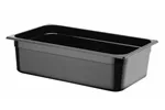Pojemnik GN 1/1 z czarnego poliwęglanu, Profi Line, GN 1/1, 21L, czarny, 530x325x150mm Hendi 862216