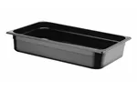 Pojemnik GN 1/1 z czarnego poliwęglanu, Profi Line, GN 1/1, 14L, czarny, 530x325x100mm Hendi 862223