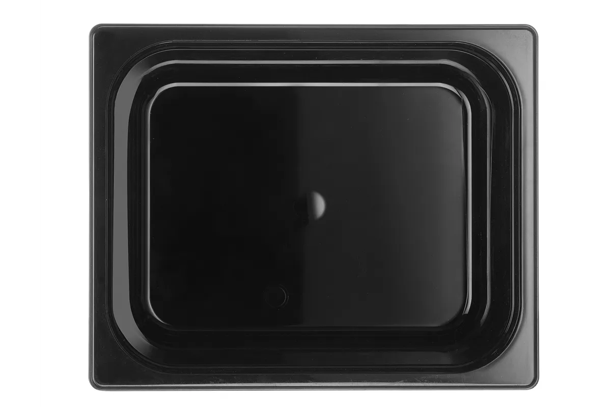 Pojemnik GN 1/2 z czarnego poliwęglanu, Profi Line, 12,5L, czarny, 325x265x200mm Hendi 862407
