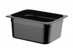 Pojemnik GN 1/2 z czarnego poliwęglanu, Profi Line, GN 1/2, 9,5L, czarny, 325x265x150mm Hendi 862414