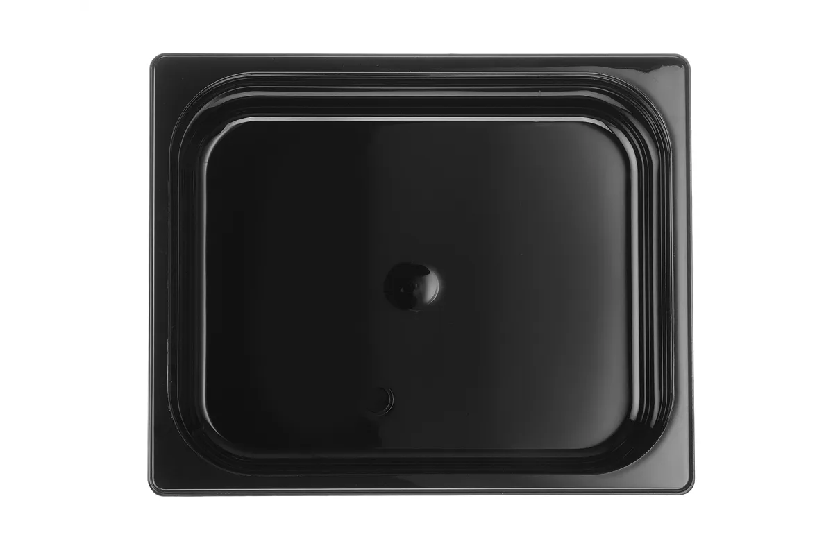 Pojemnik GN 1/2 z czarnego poliwęglanu, Profi Line, GN 1/2, 4L, czarny, 325x265x65mm Hendi 862438