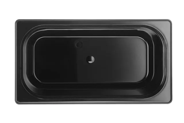 Pojemnik GN 1/3 z czarnego poliwęglanu, Profi Line, GN 1/3, 7,8L, czarny, 325x176x200mm Hendi 862506