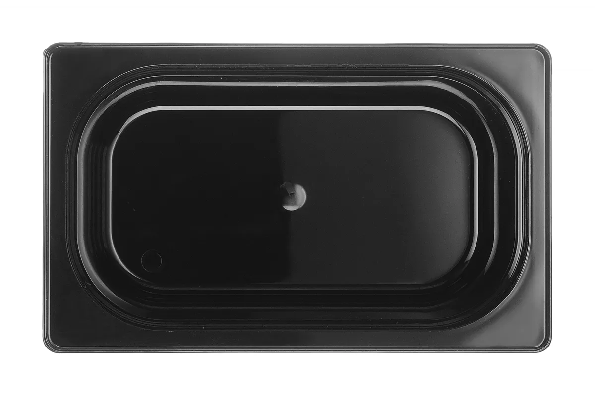 Pojemnik GN 1/4 z czarnego poliwęglanu, Profi Line, GN 1/4, 4L, czarny, 265x162x150mm Hendi 862612