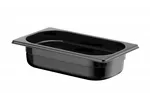 Pojemnik GN 1/4 z czarnego poliwęglanu, Profi Line, GN 1/4, 1,8L, czarny, 265x162x65mm Hendi 862636