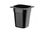 Pojemnik GN 1/6 z czarnego poliwęglanu, Profi Line, GN 1/6, 3,4L, czarny, 176x162x200mm Hendi 862704