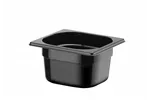 Pojemnik GN 1/6 z czarnego poliwęglanu, Profi Line, GN 1/6, 1,6L, czarny, 176x162x100mm Hendi 862728