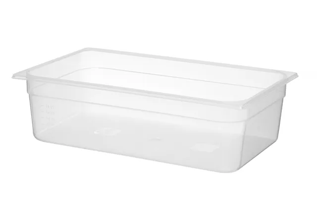 Pojemnik GN 1/1 z polipropylenu, Profi Line, GN 1/1, 21L, transparentny, 530x325x150mm Hendi 880012