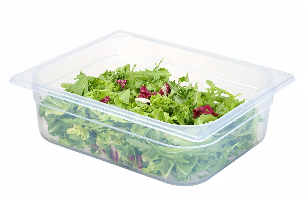 Pojemnik GN 1/2 z polipropylenu, Profi Line, GN 1/2, 6,5L, transparentny, 325x265x100mm Hendi 880128