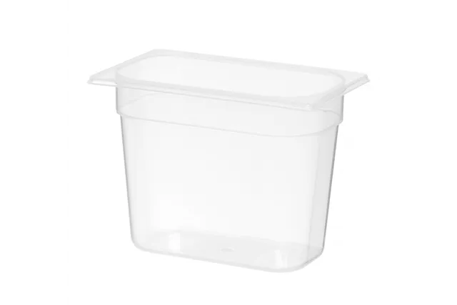 Pojemnik GN 1/4 z polipropylenu, Profi Line, GN 1/4, 5,5L, transparentny, 265x162x200mm Hendi 880302