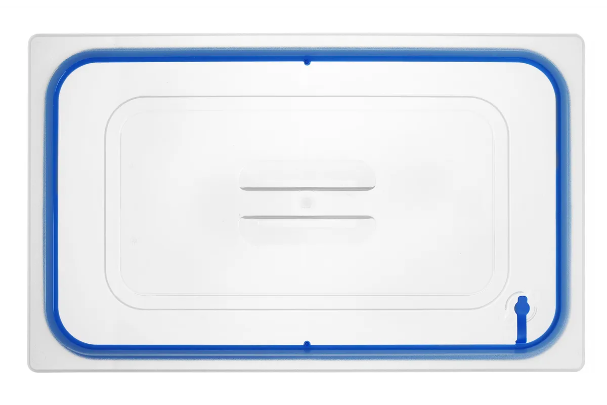 Pokrywka do pojemników GN z polipropylenu z uszczelką, GN 1/1, transparentny, 530x325mm Hendi 881804