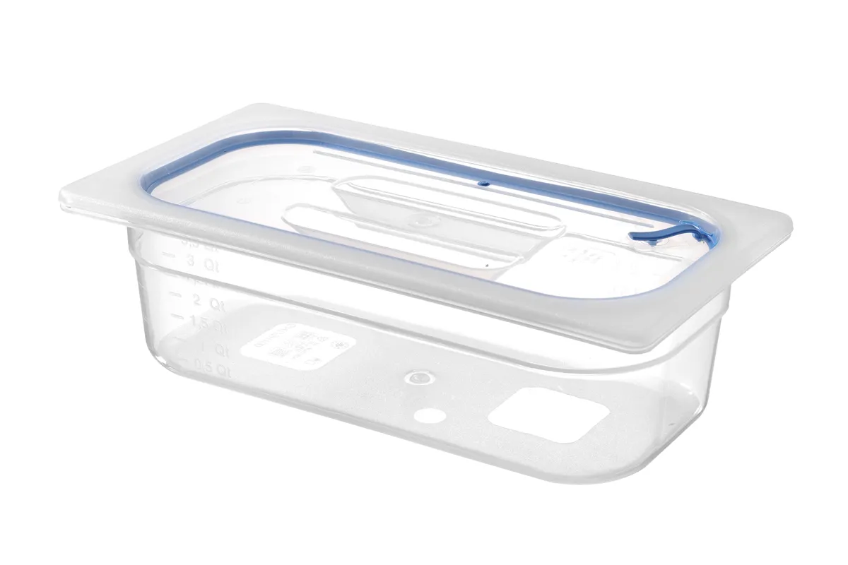 Pokrywka do pojemników GN z polipropylenu z uszczelką, GN 1/3, transparentny, 325x176mm Hendi 881828