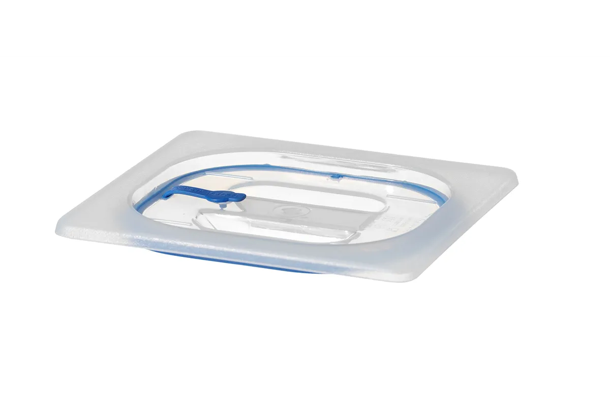 Pokrywka do pojemników GN z polipropylenu z uszczelką, GN 1/6, transparentny, 176x162mm Hendi 881842