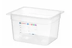 Pojemnik GN 1/2 HACCP, GN 1/2, 12,5L, transparentny, 325x265x200mm Hendi 880159
