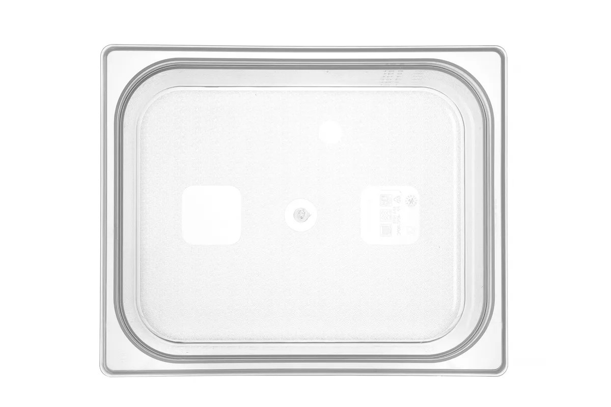 Pojemnik GN 1/2 HACCP, GN 1/2, 12,5L, transparentny, 325x265x200mm Hendi 880159