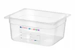 Pojemnik GN 1/2 HACCP, GN 1/2, 9,5L, transparentny, 325x265x150mm Hendi 880166