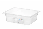 Pojemnik GN 1/2 HACCP, GN 1/2, 6,5L, transparentny, 325x265x100mm Hendi 880173