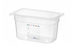 Pojemnik GN 1/4 HACCP, GN 1/4, 4L, transparentny, 265x162x150mm Hendi 880364