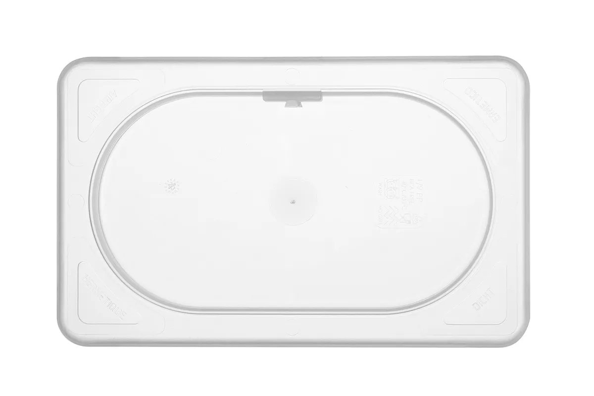 Pokrywka do pojemników GN, GN 1/9, transparentny, 176x108mm Hendi 880654