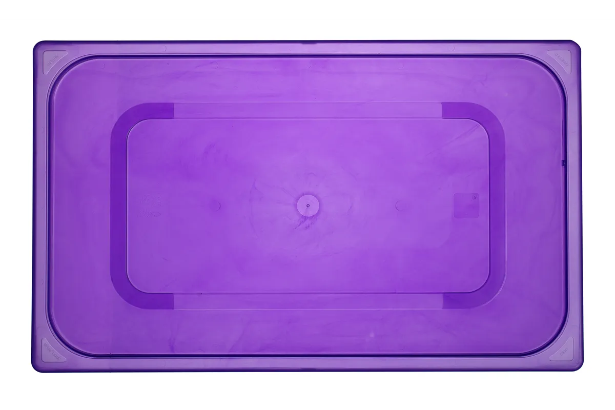 Pokrywka fioletowa do pojemników GN, GN 1/1, fioletowy, 530x325mm Hendi 881705
