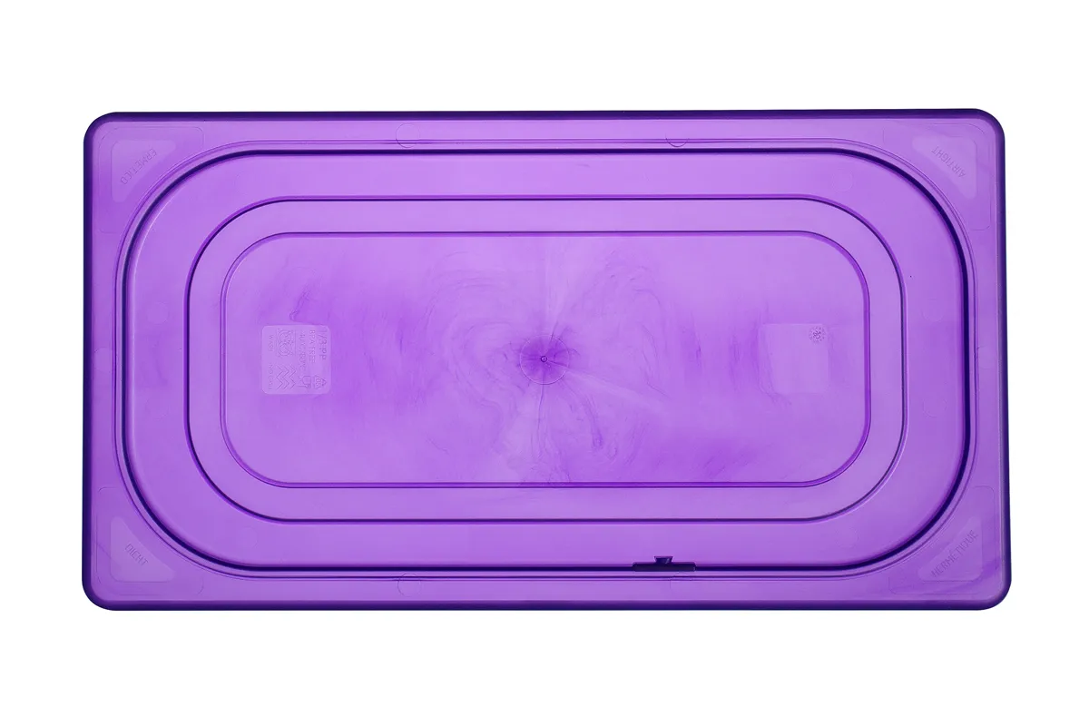 Pokrywka fioletowa do pojemników GN, GN 1/3, fioletowy, 325x176mm Hendi 881729