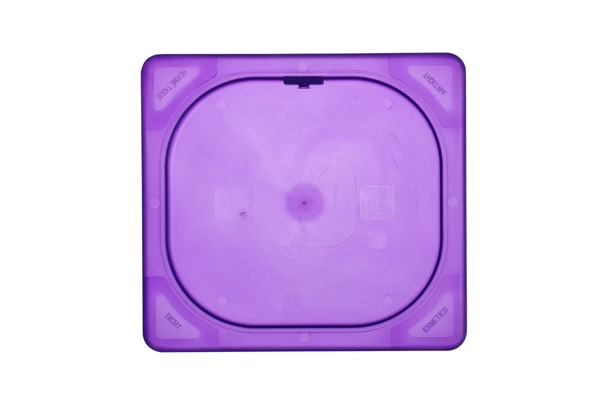 Pokrywka fioletowa do pojemników GN, GN 1/6, fioletowy, 176x162mm Hendi 881743