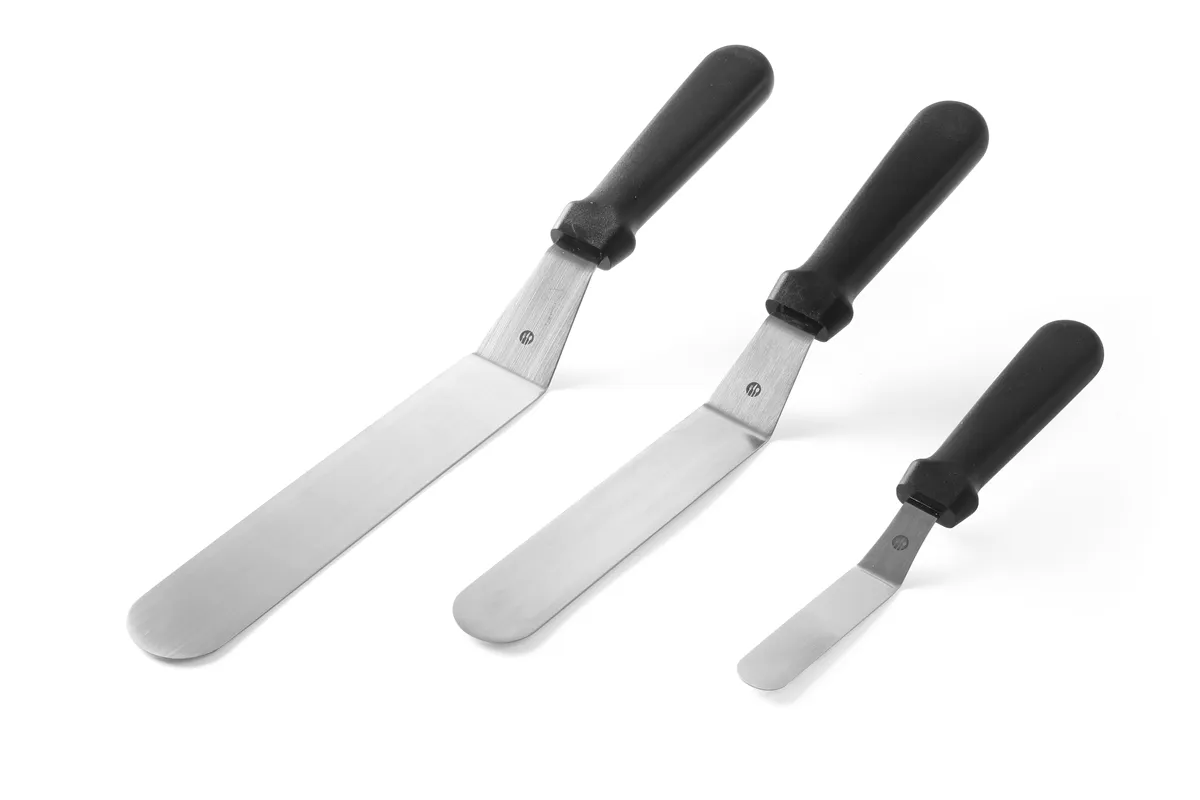 Szpatuła kątowa wąska, czarny, 19x220mm Hendi 855775