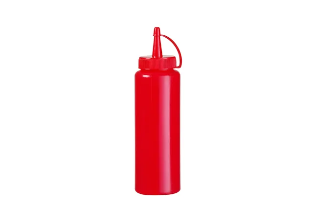Dyspenser do zimnych sosów, 0,2L, czerwony, ⌀50x185mm Hendi 558010