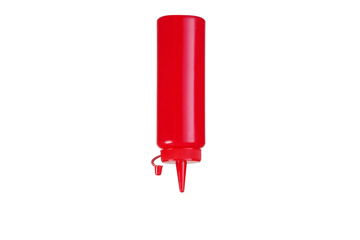 Dyspenser do zimnych sosów, 0,2L, czerwony, ⌀50x185mm Hendi 558010