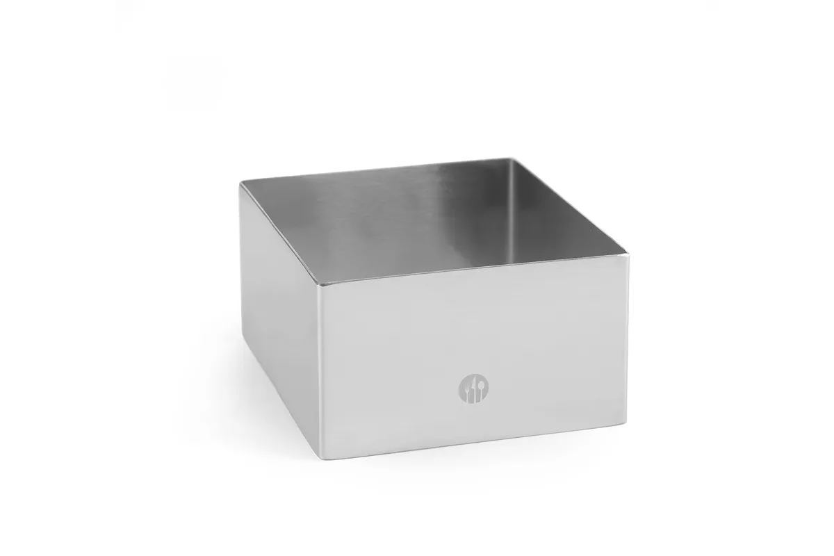 Forma kucharsko-cukiernicza kwadratowa, forma, 80x80x45mm Hendi 512173