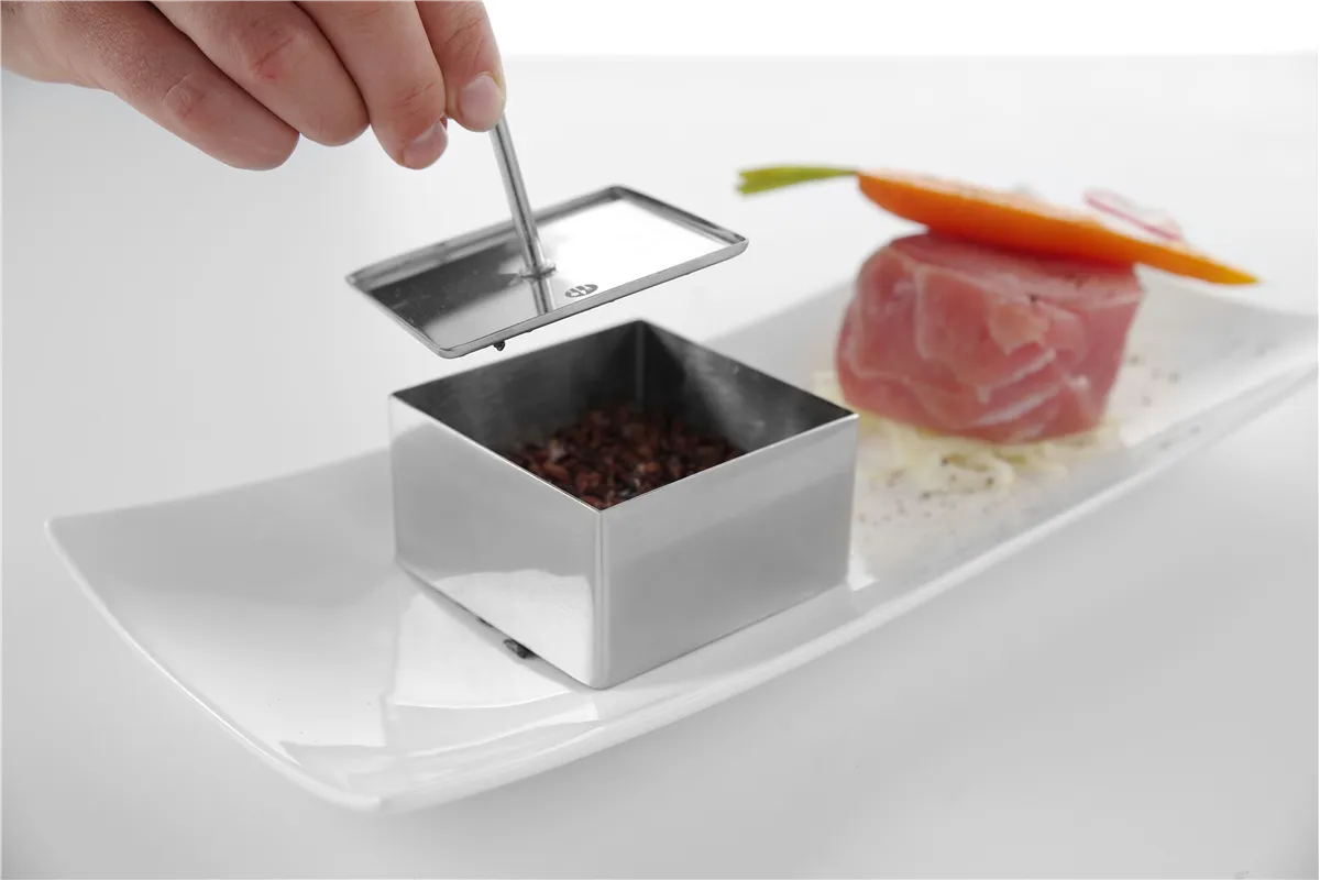 Forma kucharsko-cukiernicza kwadratowa, forma, 80x80x45mm Hendi 512173