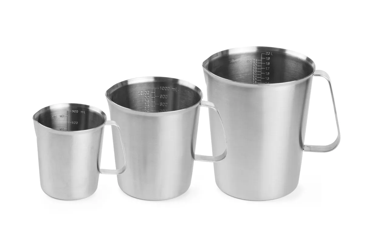 Miarka stalowa, 0,5L, ⌀90x105mm Hendi 516102