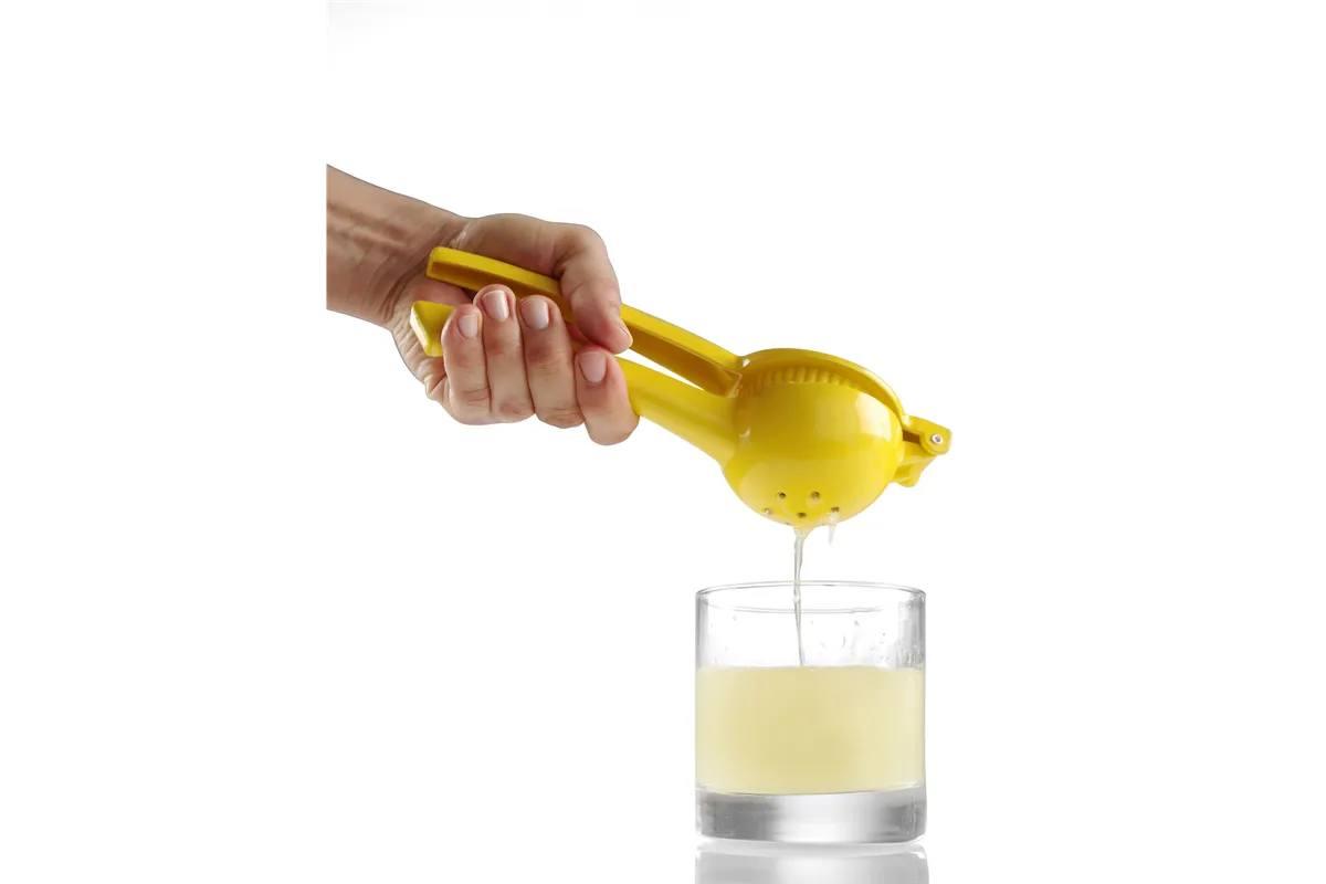 Wyciskacz do cytrusów, żółty (do cytryn), 223x75x45mm BarUp 592052