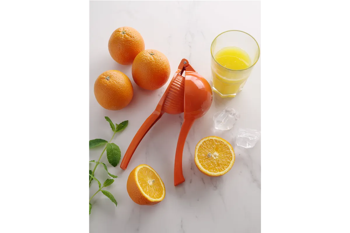 Wyciskacz do cytrusów, pomarańczowy (do pomarańczy), 232x91x60mm BarUp 592069